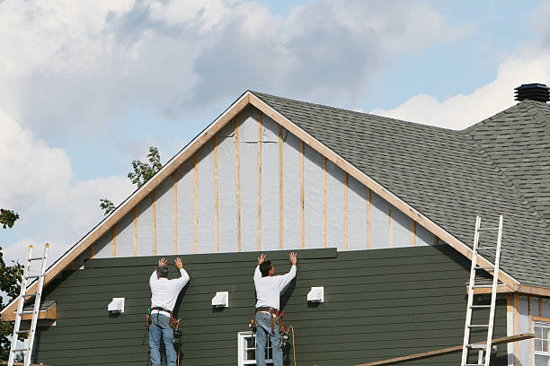 Professional Storm Damage Siding Repair technician working in Cresson, TX